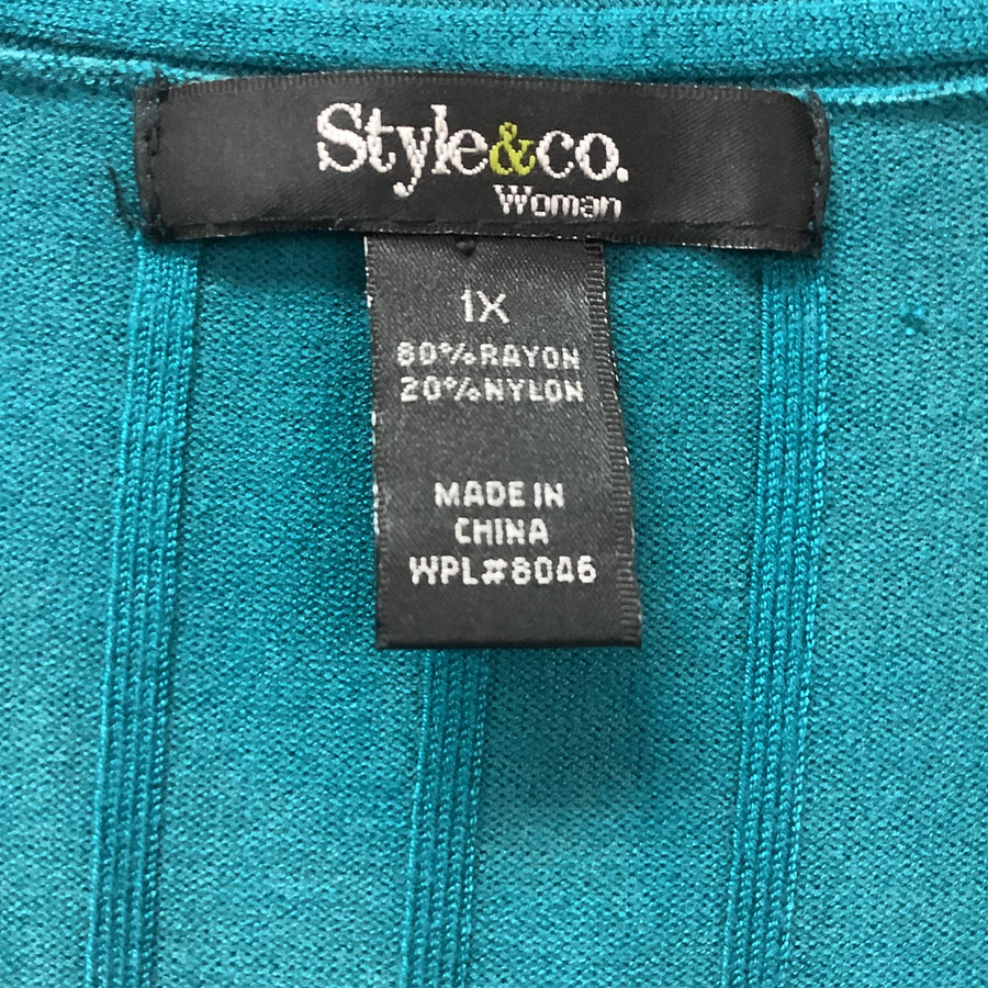 Style & Co Size 1X Curvy Pullovers