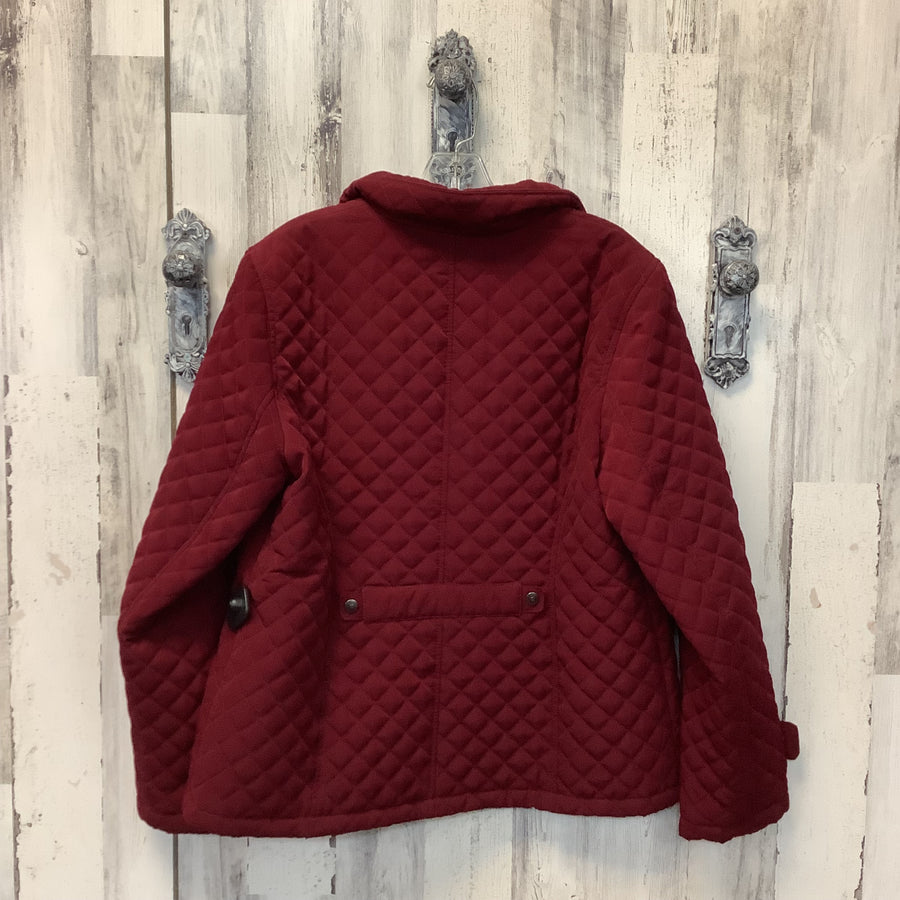 St. John's Bay Size Large Dark Red Coat