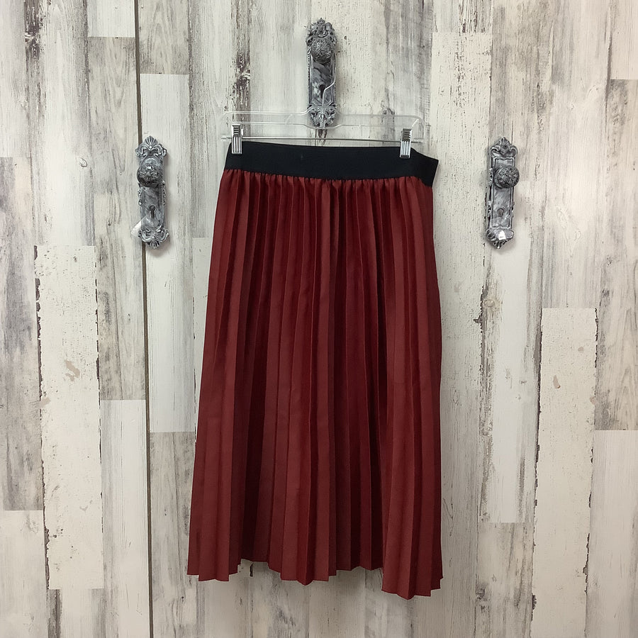 Lu La Roe JILL Size XL Red Accordion Skirt
