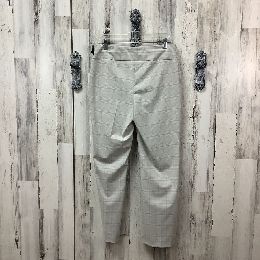 Lisette Size 10 Megan Plaid Ankle Trouser