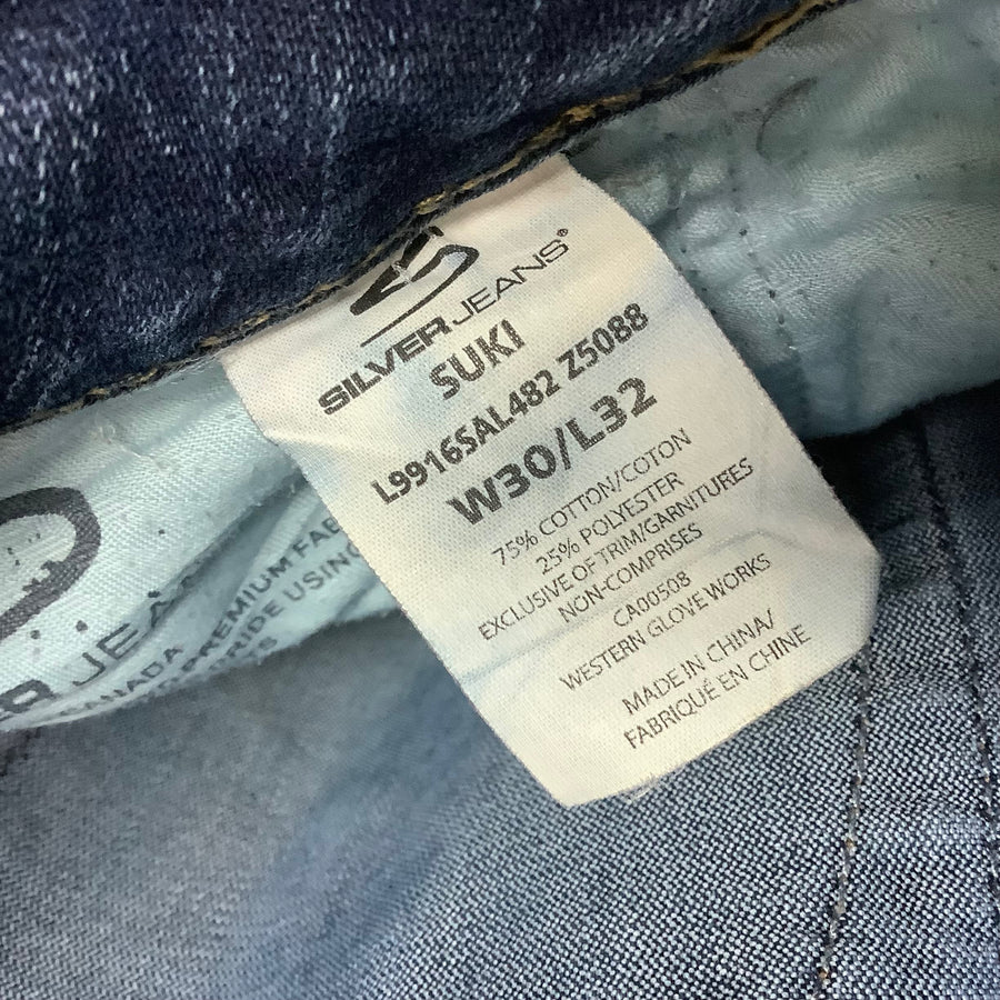 Silver Size W30 L32 Jeans