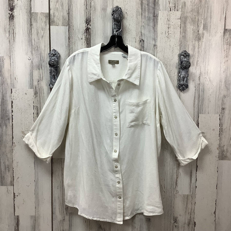 D&CO Naturals Size 1X Curvy Shirts & Blouses