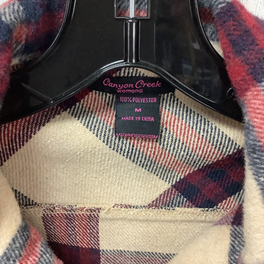 Canyon Creek Size Med Plaid Shacket