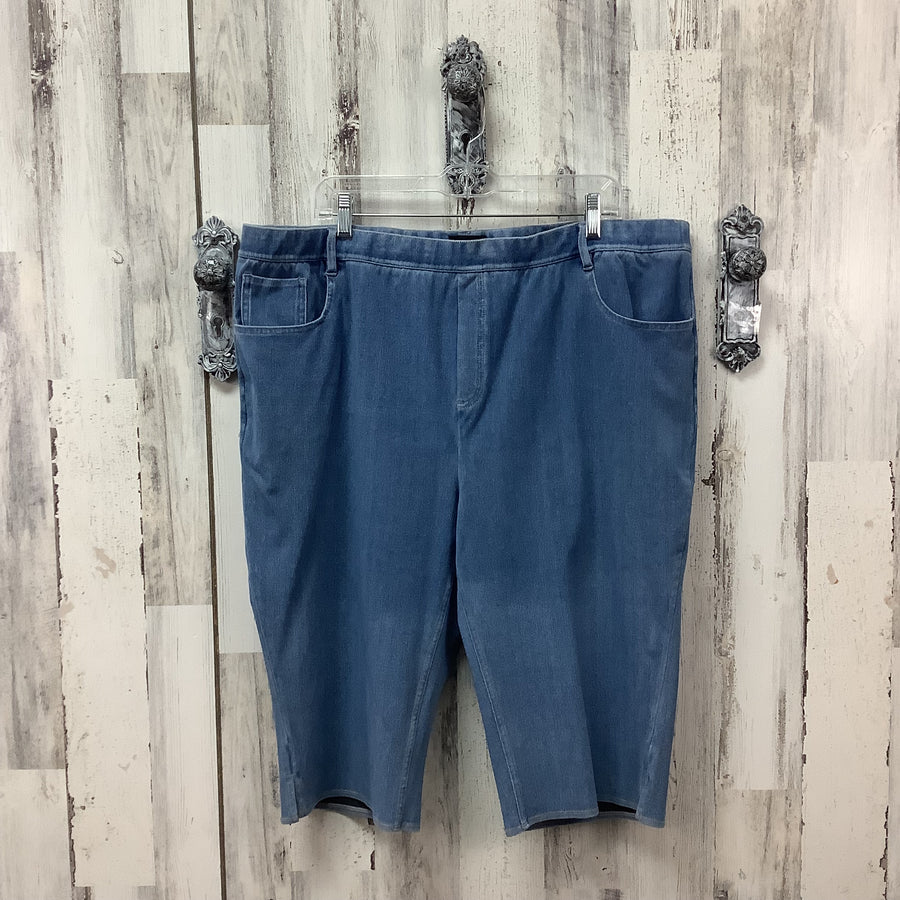 Susan Graver Size 22 W P Curvy Capris