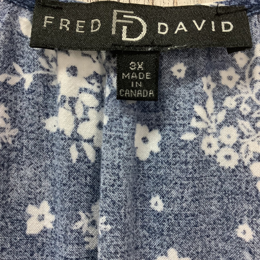 Fred David Size 3x Curvy Shirts & Blouses