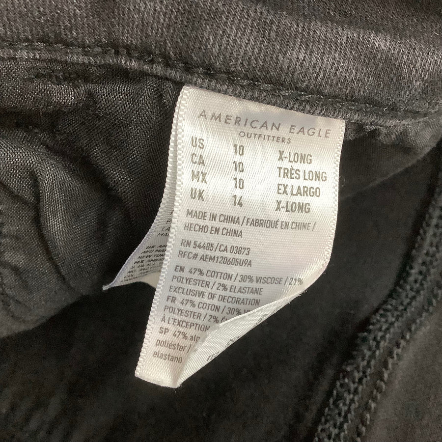 American Eagle Size 10 Extra LONG Junior Jeans